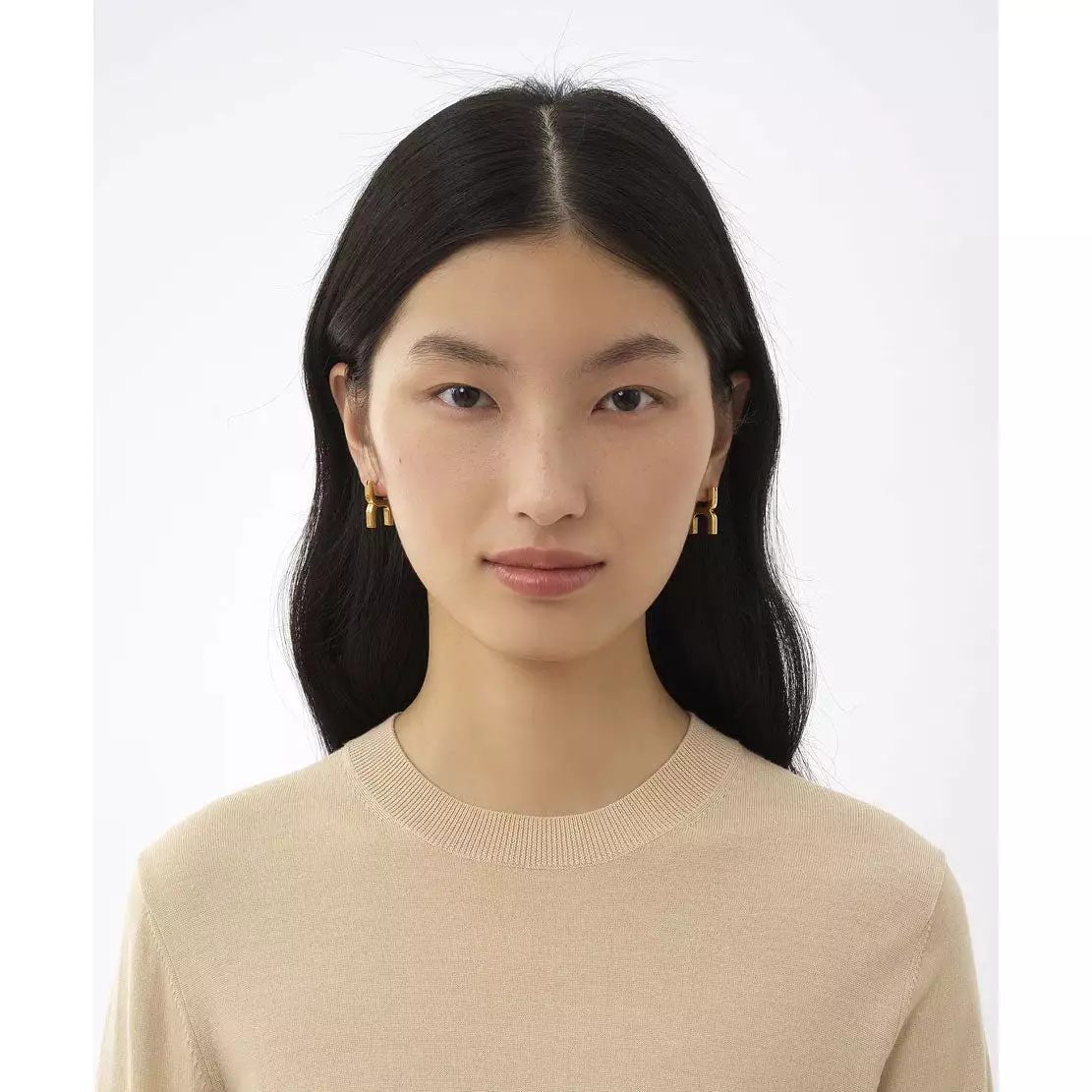 Marcie Earrings, Gold