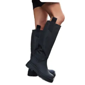 Matte black Jayden insulated boots