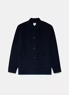 Men's Corduroy Twin Pocket Jacket in Navy