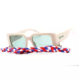 Missoni MMI 0087/S Sunglasses Ivory / Green Women's