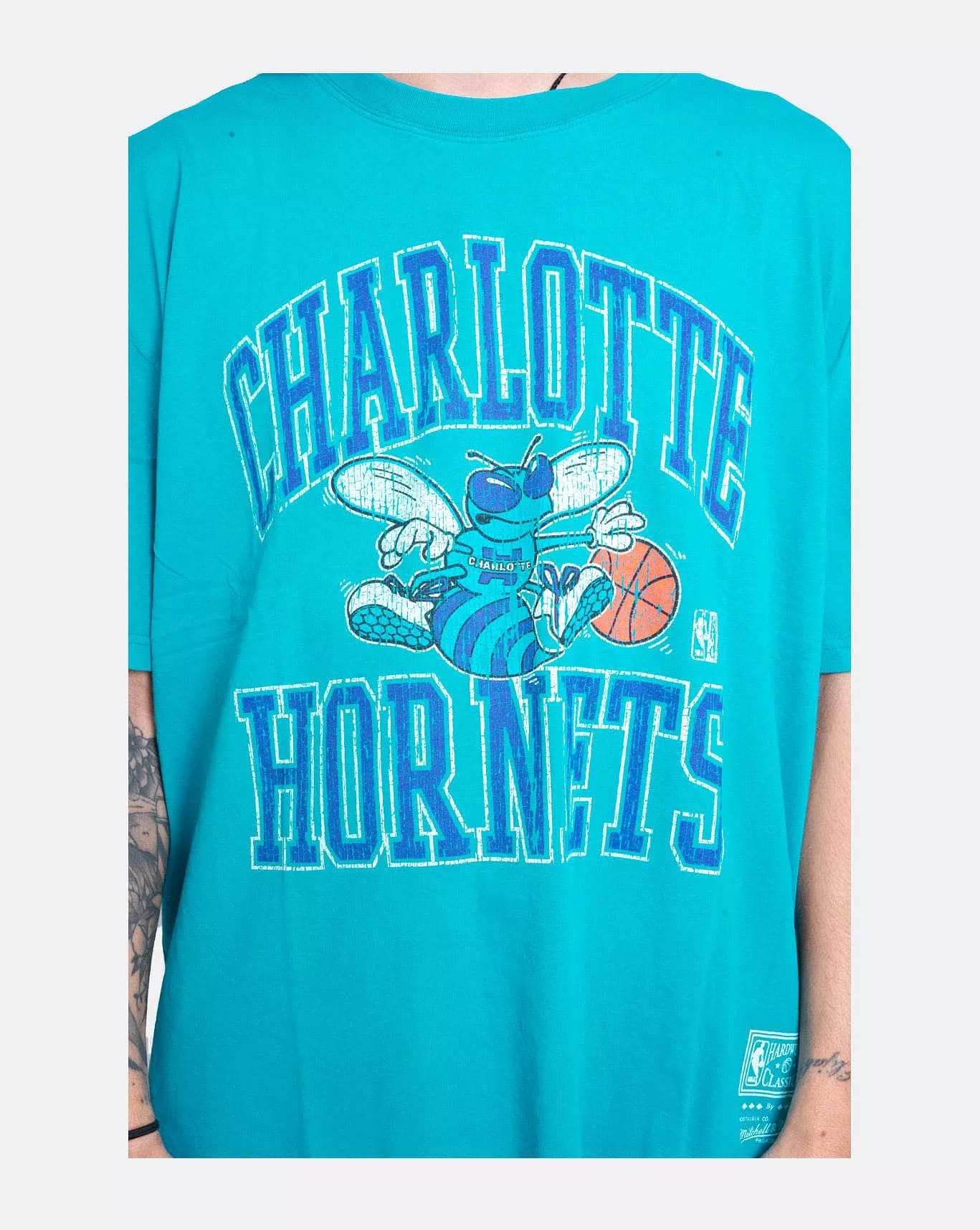 Mitchell & Ness Vintage HWC Ivy Arch CLR Hornets Tee