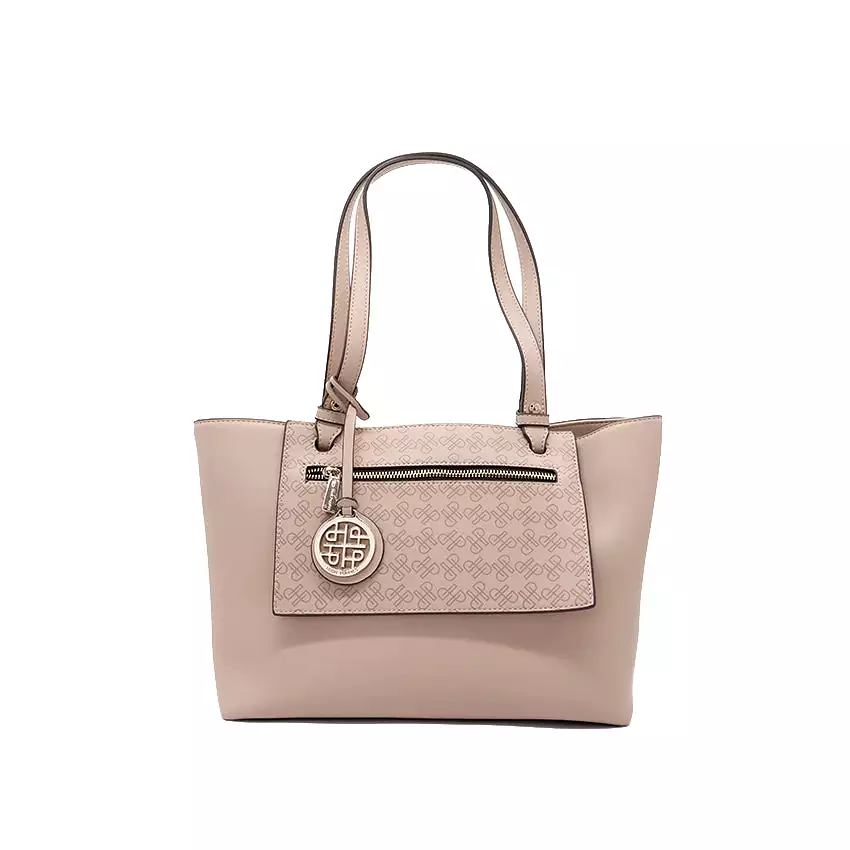 Mono Tote (M) Women's Bag - Beige