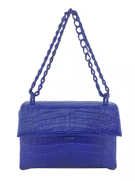 Nancy Gonzalez Crocodile Small Flap Shoulder Bag