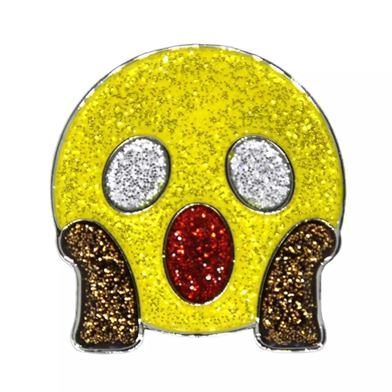 Navika Glitzy Hat Clip/Marker Emoji Wow