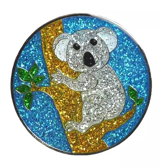 Navika Glitzy Hat Clip/Marker Koala