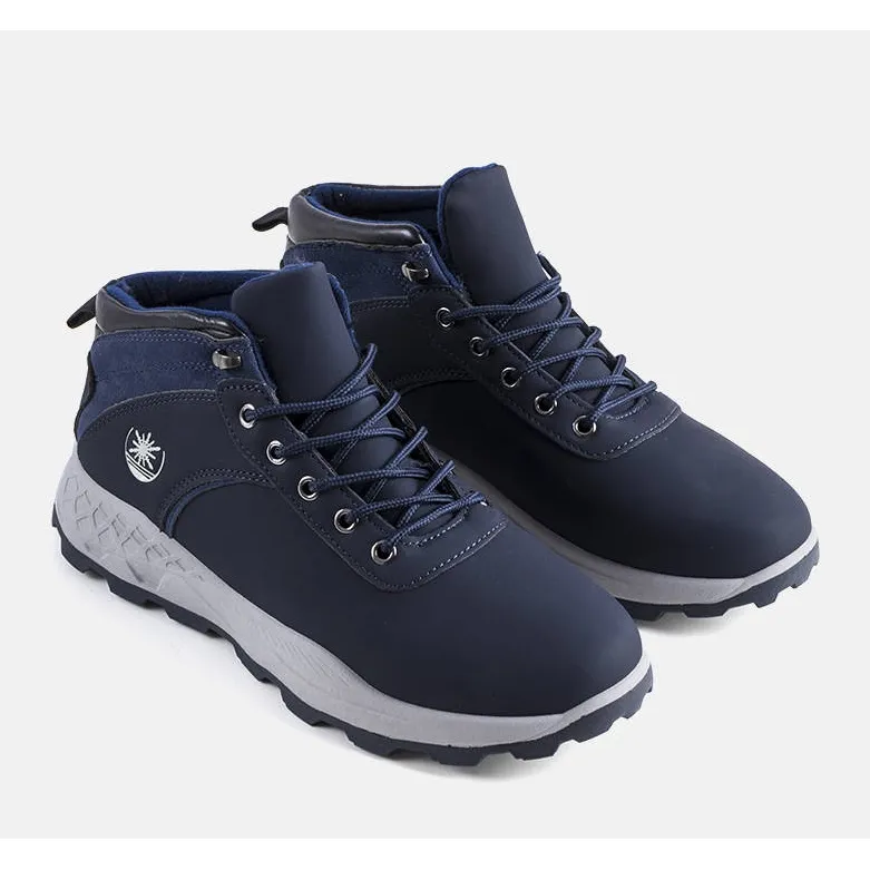 Navy insulated boots from Briar blue