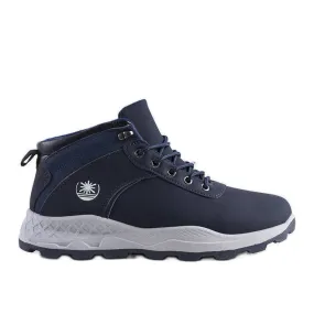 Navy insulated boots from Briar blue