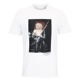 Neil Barrett - The Rockstar God No58 Print T-Shirt in White