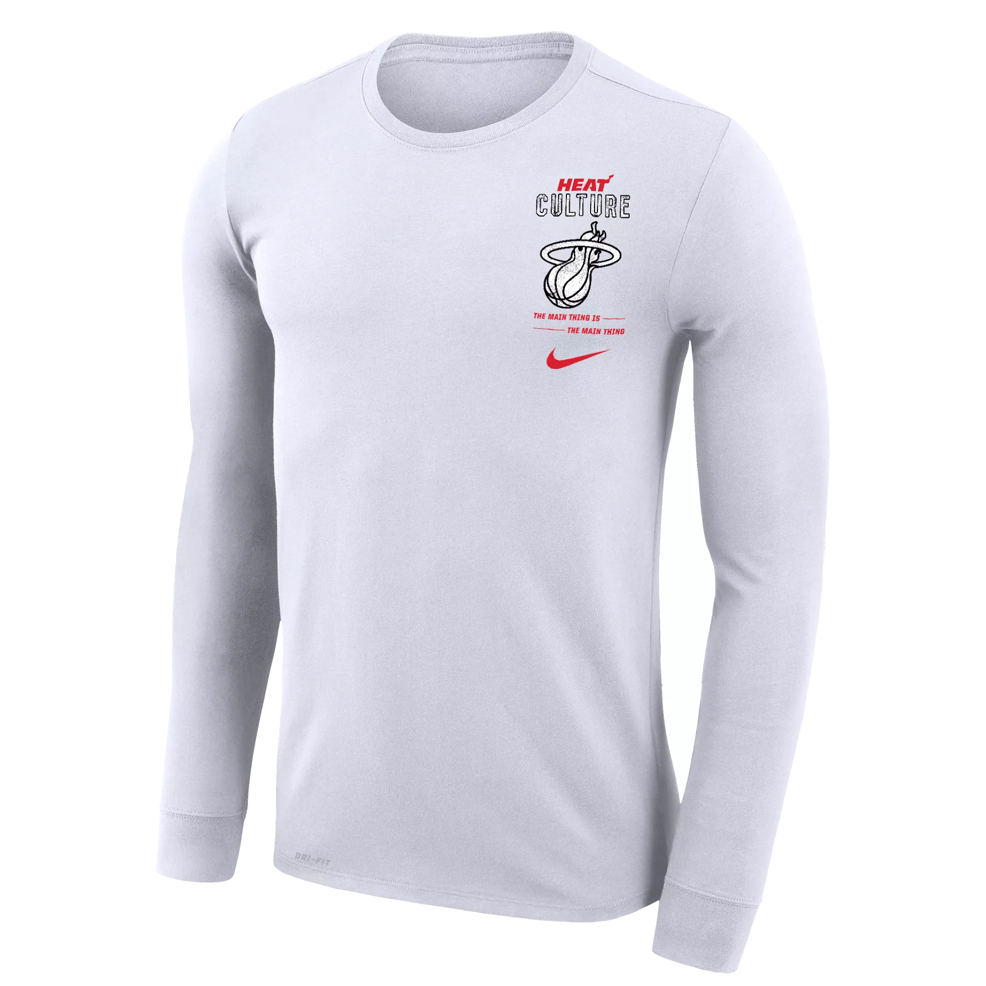 Nike HEAT Culture Long Sleeve White Tee