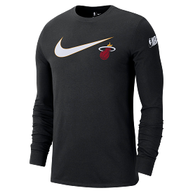 Nike Miami HEAT Swoosh Long Sleeve Tee