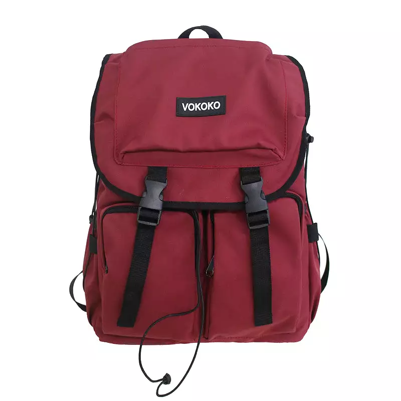 Nylon large-capacity travel leisure backpack