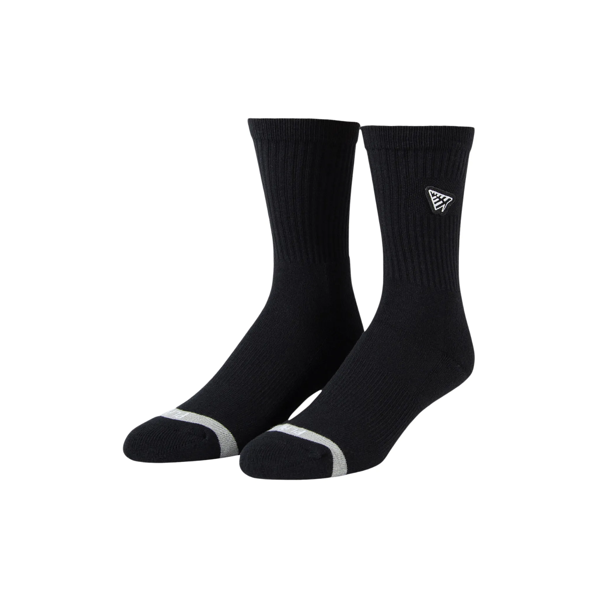 Paper Plane Icon II Socks (Black)