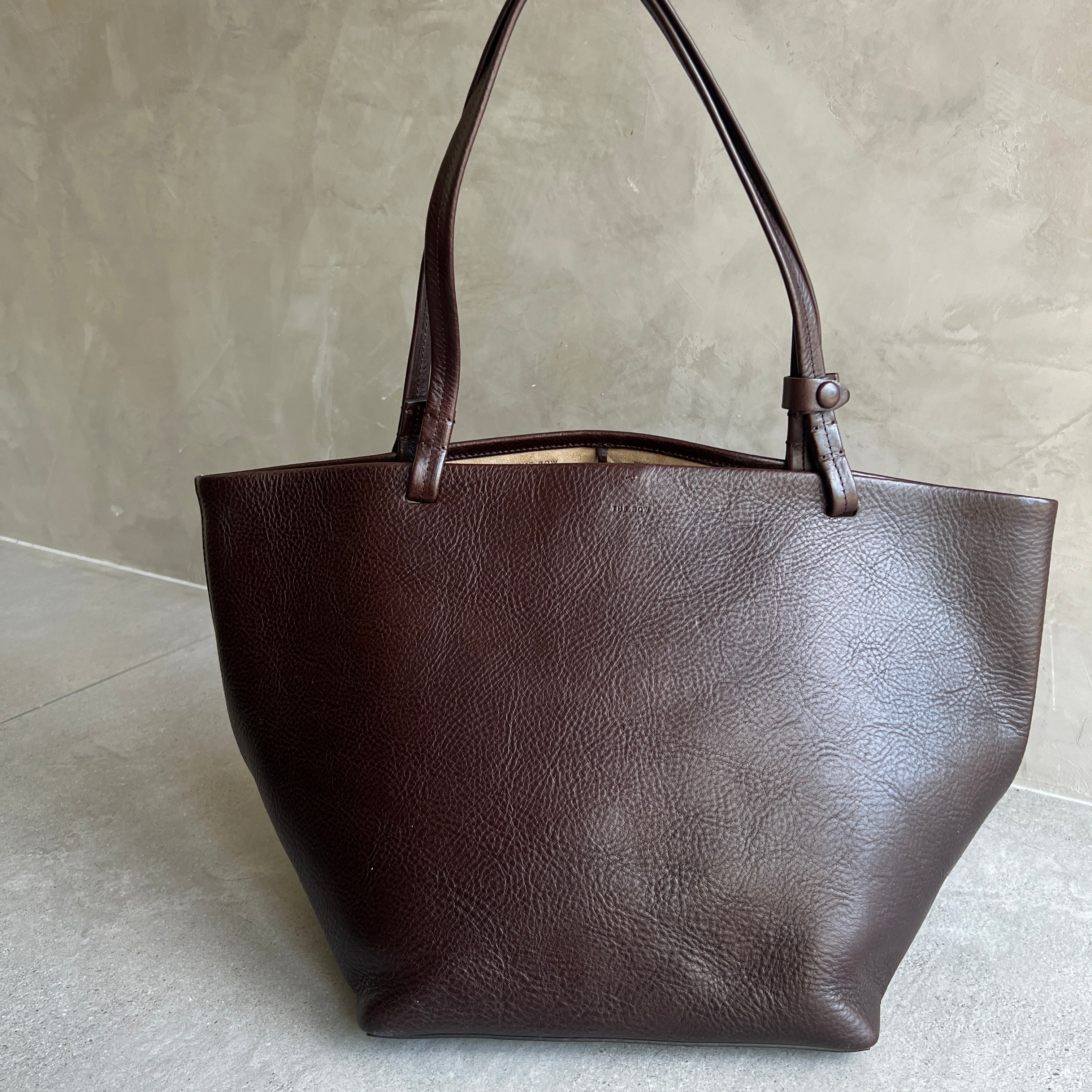 Park Tote Three, Vegetal Leather, Brown