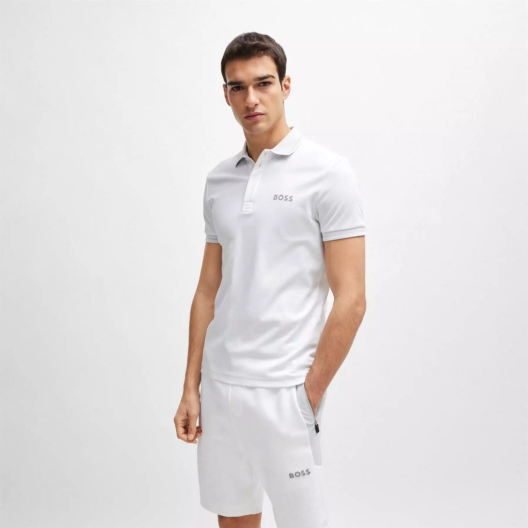 Paule 1 Slim Fit Polo White - SU24