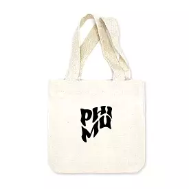 Phi Mu Mod Sorority Name Mini Tote Gift Bag