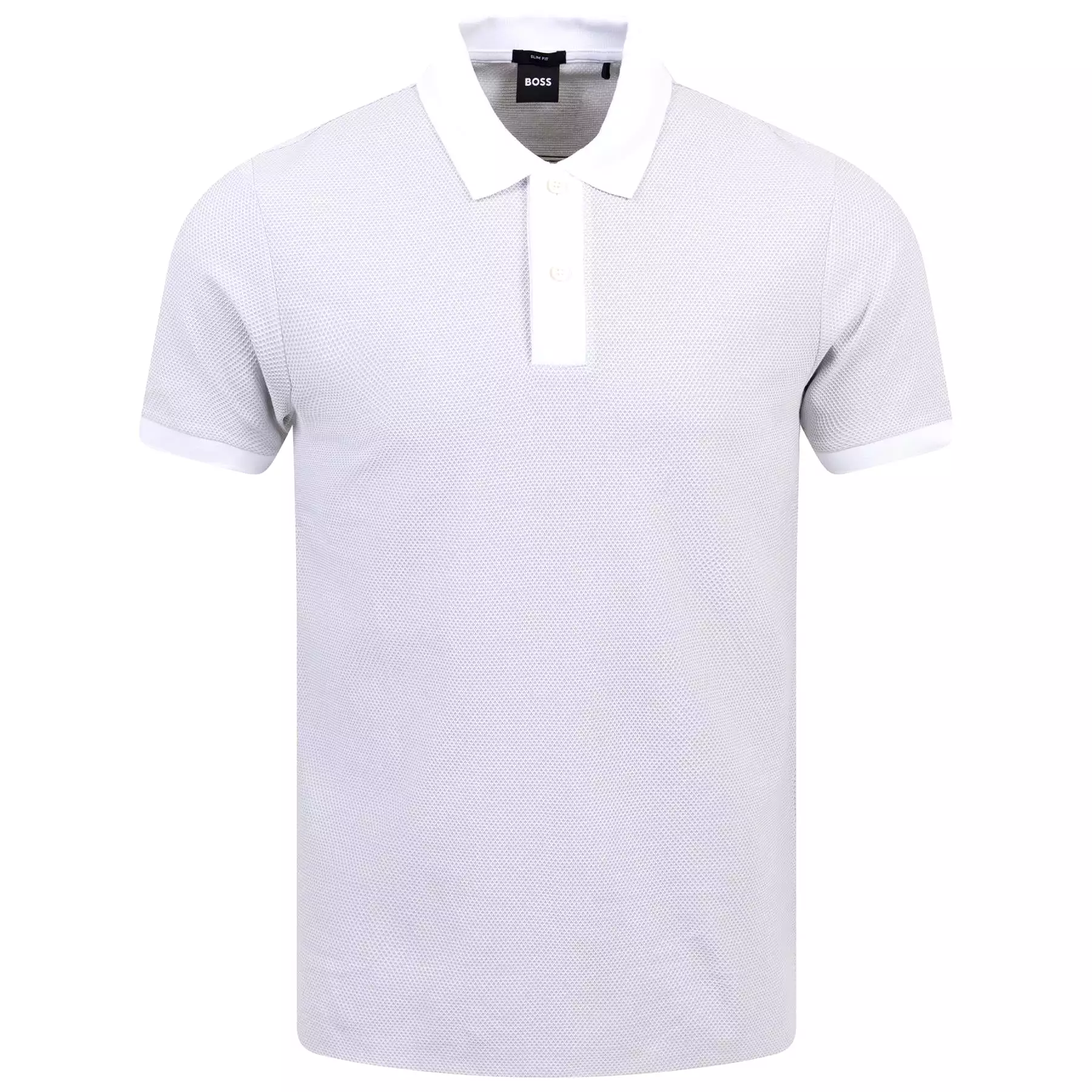 Phillipson 37 Slim Fit Cotton Polo White - SU24