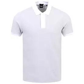 Phillipson 37 Slim Fit Cotton Polo White - SU24