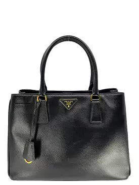 Prada Black Saffiano Leather Tote Bag