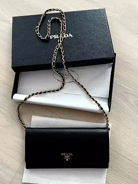 Prada Saffiano Wallet on Chain Bag