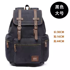 Retro men's bag outdoor student travel large backpack