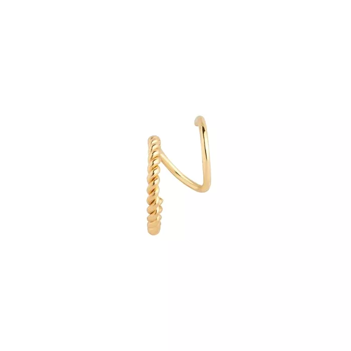 Sofia Twirl Earring, Gold