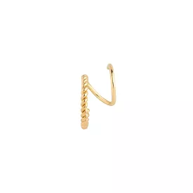 Sofia Twirl Earring, Gold