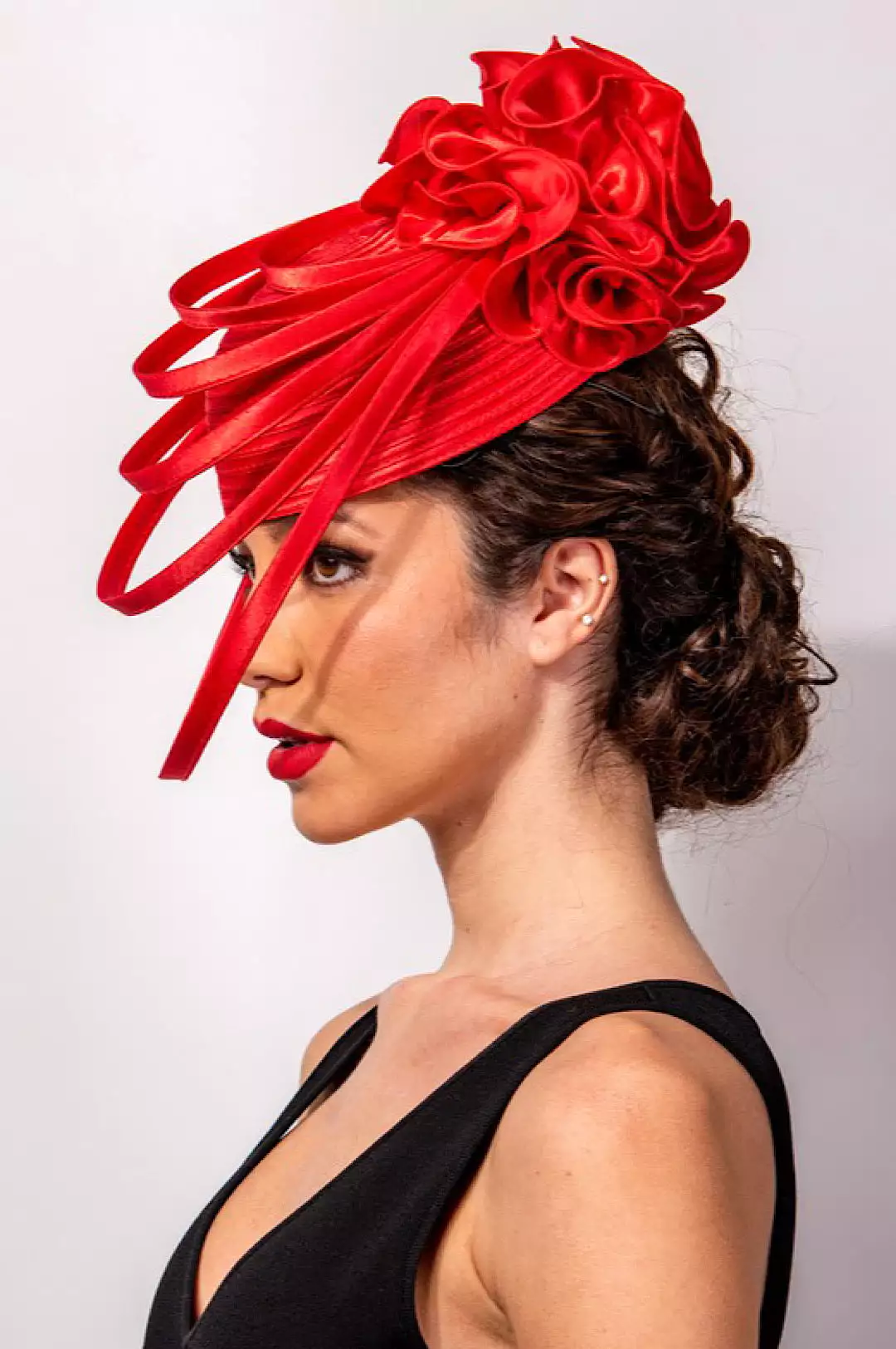 Swirl Pill Box Fascinator Style Hat