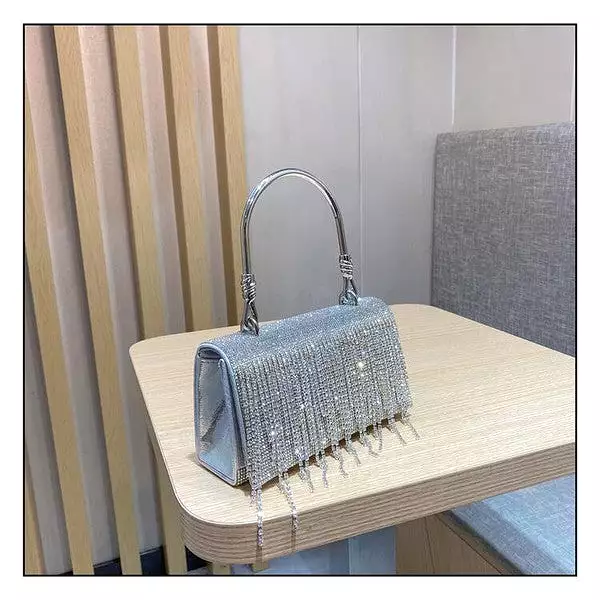 Tassel Rhinestone Handbag