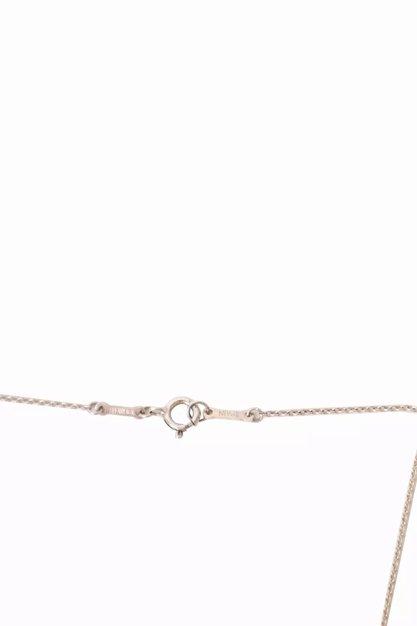 Tiffany & Co Elsa Perretti Sterling Silver Letter Necklace