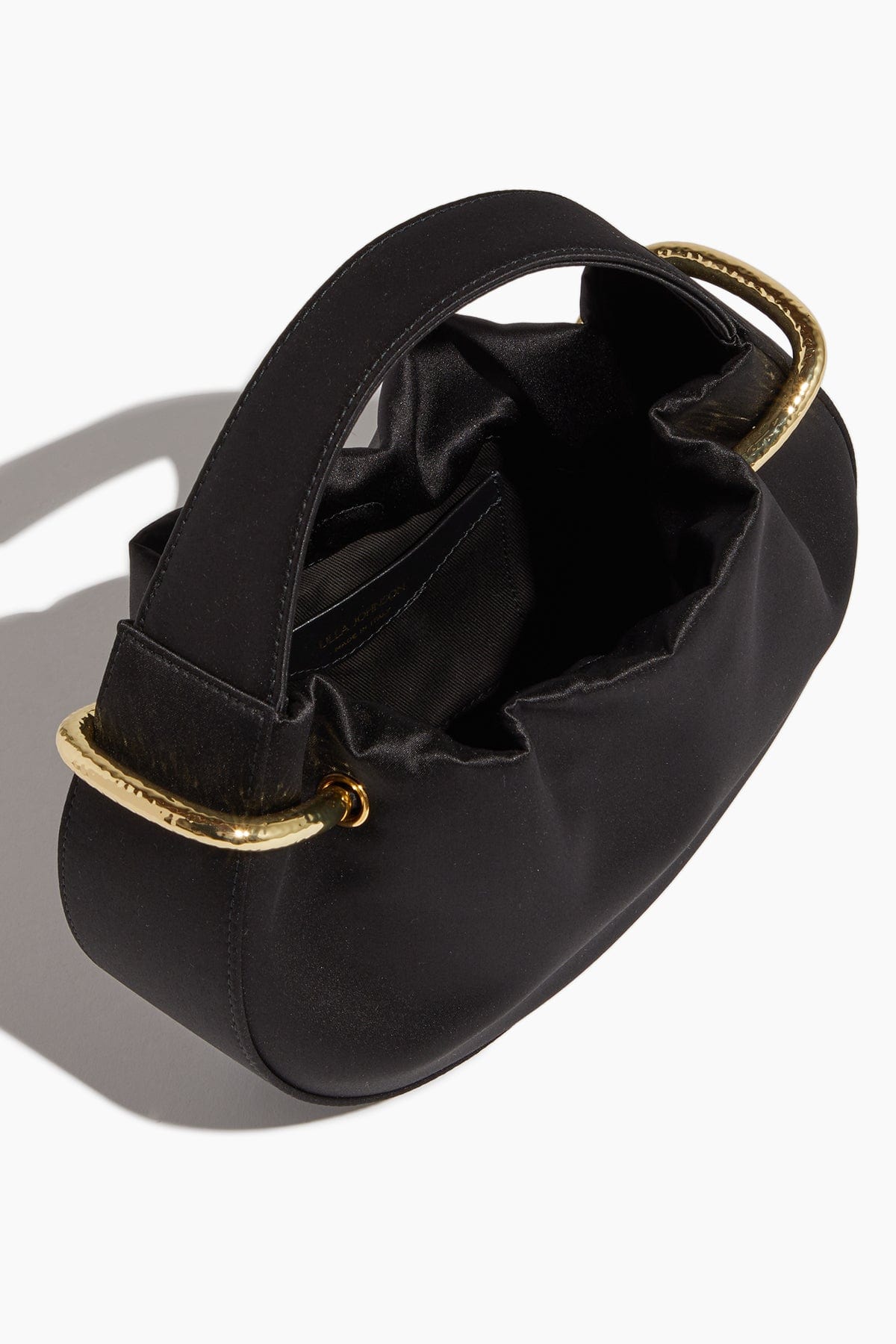 Tilda Ruched Mini Bag in Noir