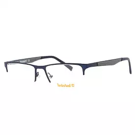 Timberland TB1709 Eyeglasses Matte Blue/Clear demo lens