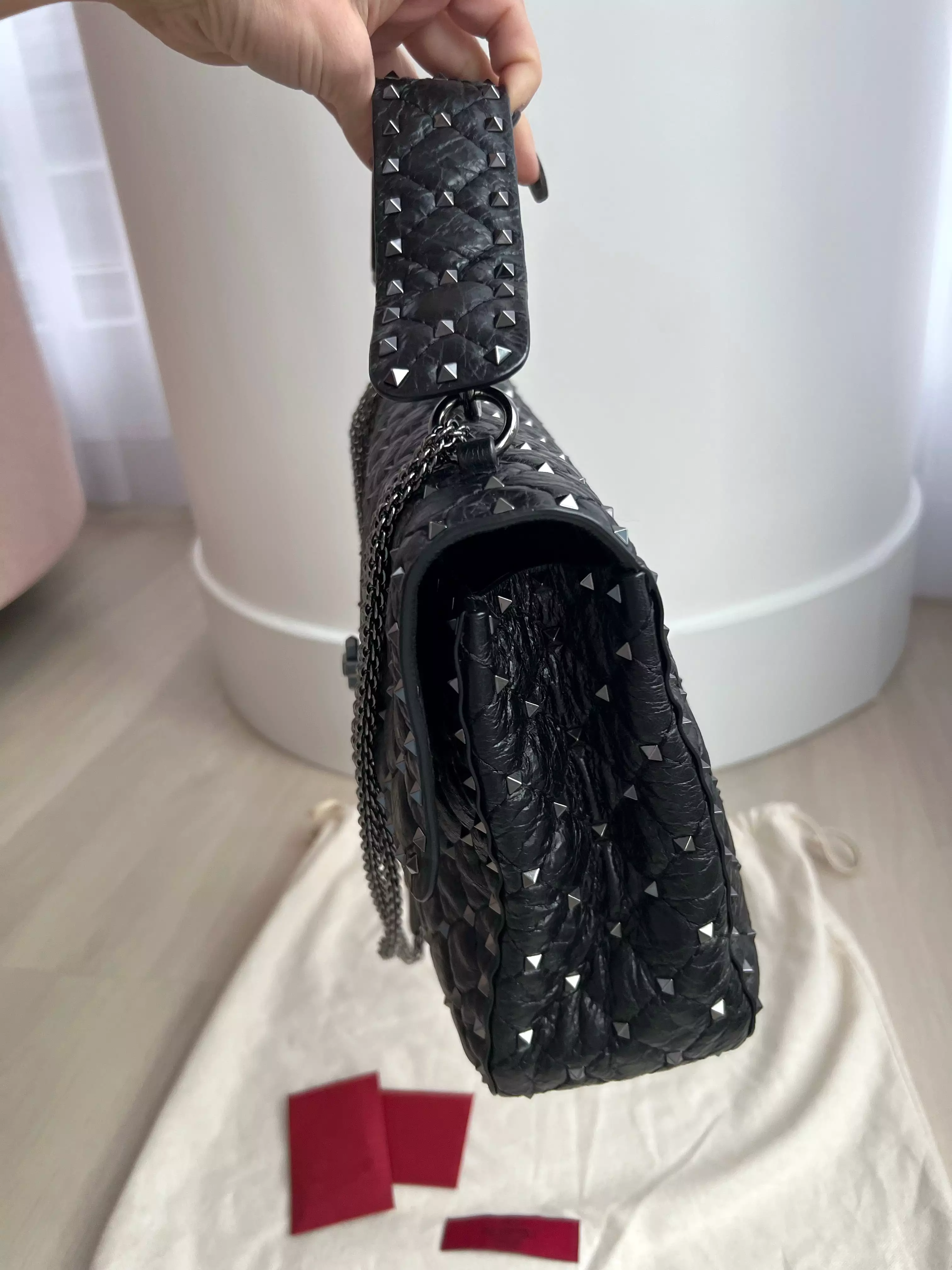 Valentino Garvani Rockstud Spike Nappa Bag