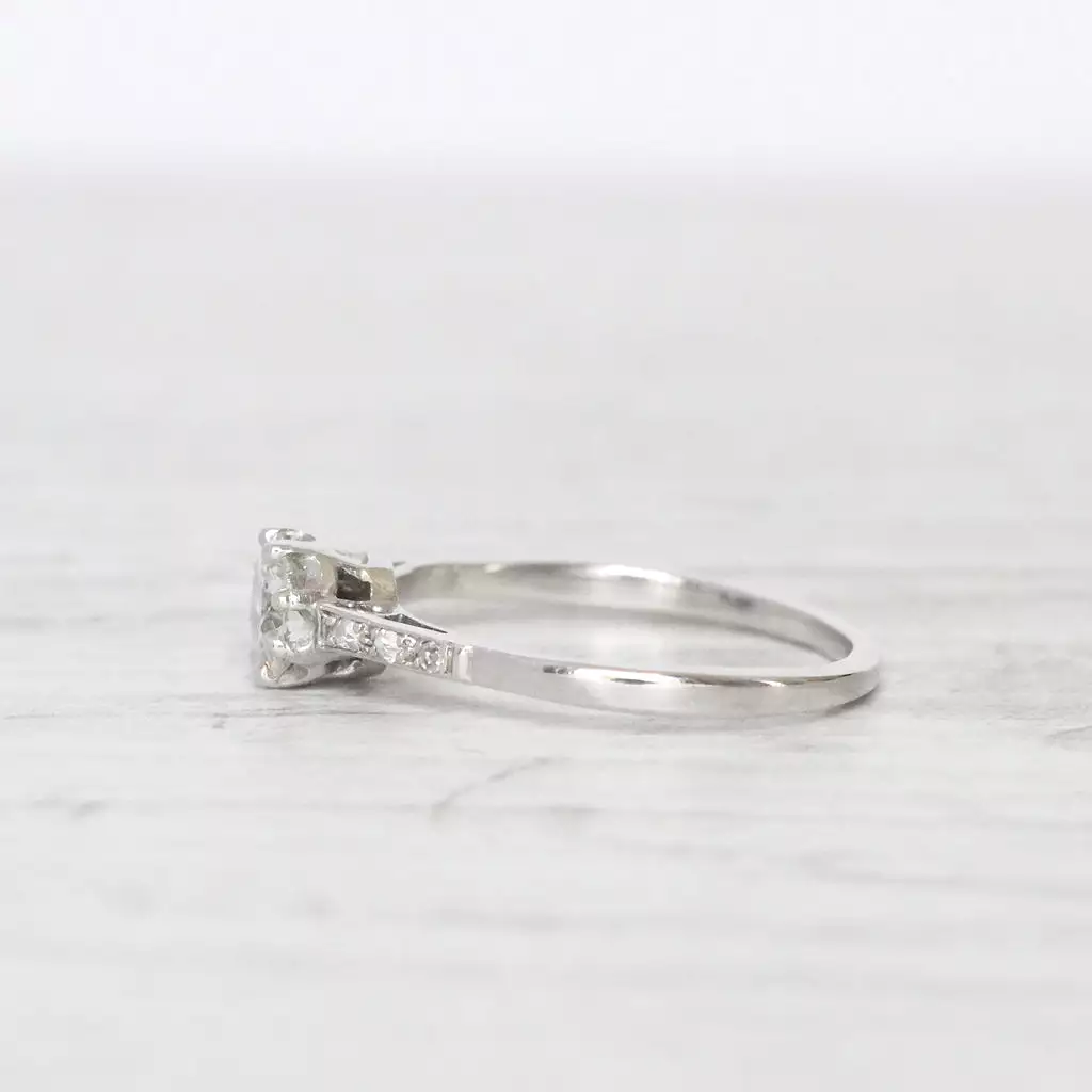 Vintage 0.65 Carat Brilliant Cut Diamond Solitaire