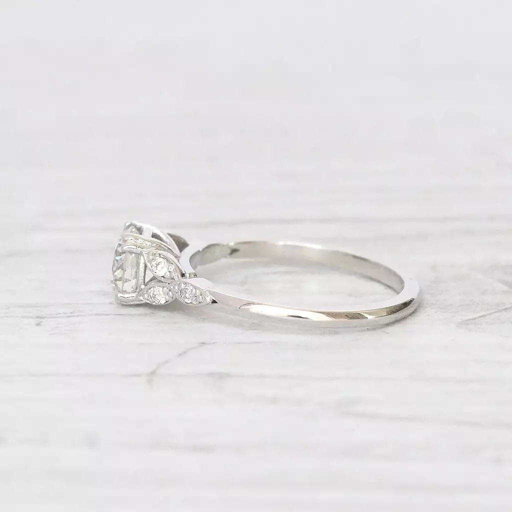 Vintage 0.70 Carat Old European Cut Diamond Solitaire