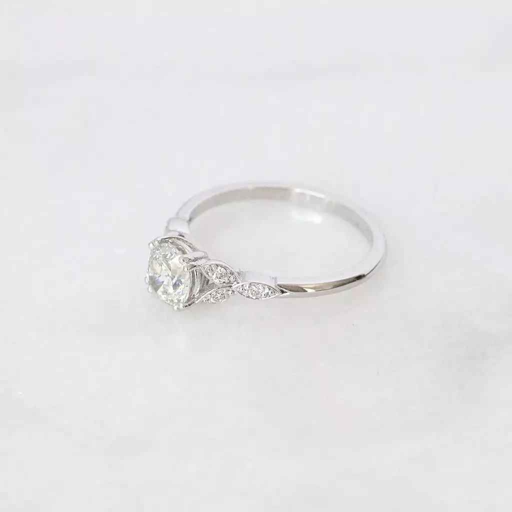 Vintage 0.70 Carat Old European Cut Diamond Solitaire