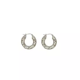 Vivid Earrings, Silver