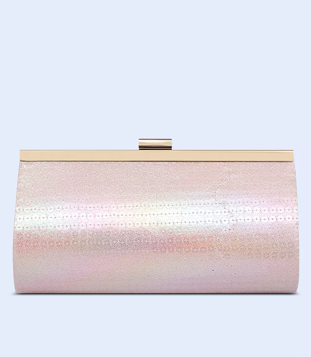 WB2406-PEARLWHITE-Women Snazzy Clutch