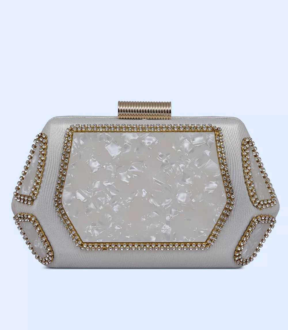 WB2501-PEARL-Women Snazzy Clutch