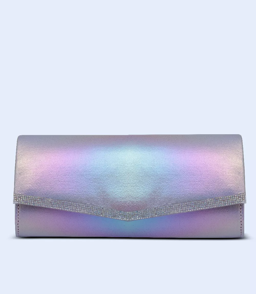 WB2512-LILAC-Women Snazzy Clutch