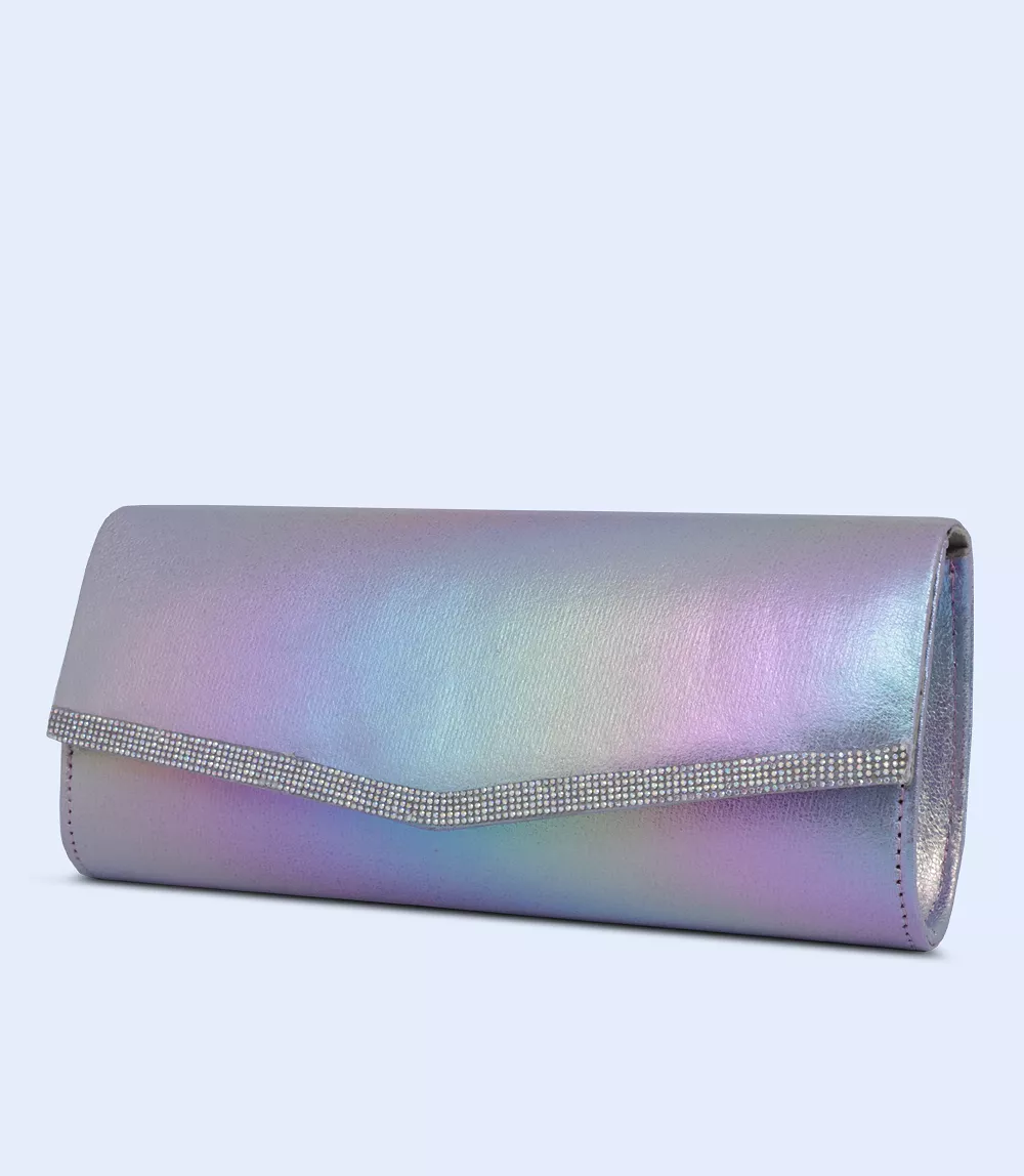 WB2512-LILAC-Women Snazzy Clutch