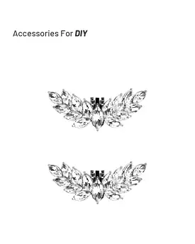 White Wing Diamond Buckle