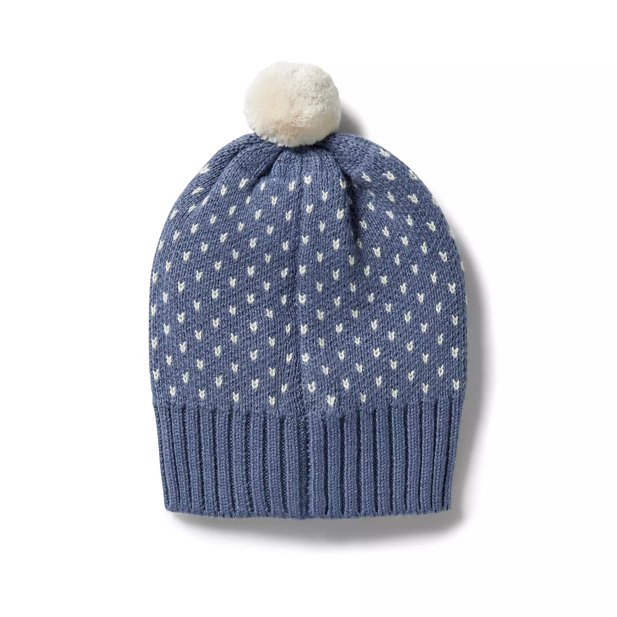 Wilson & Frenchy Knitted Fleck Hat - Blue Depths