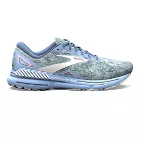 Women's Brooks Adrenaline GTS 23, Blue/Open Air/Pink, 12 B Medium