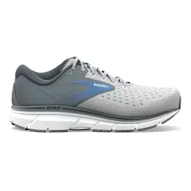 Women's Brooks Dyad 11, Grey/White/Blue, 9.5 2E Extra Wide