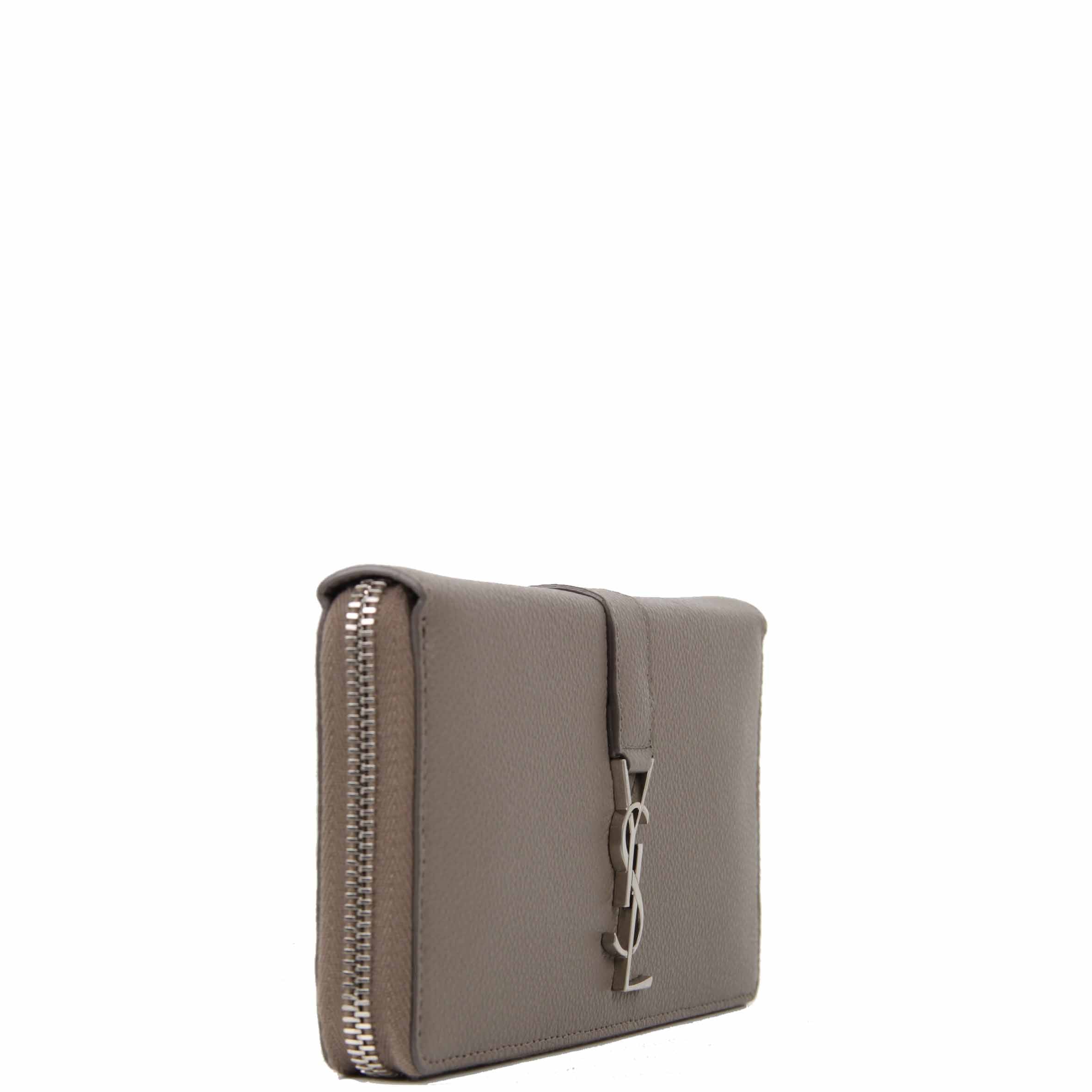 Y-Line Zip Long Wallet, Warm Taupe(S)