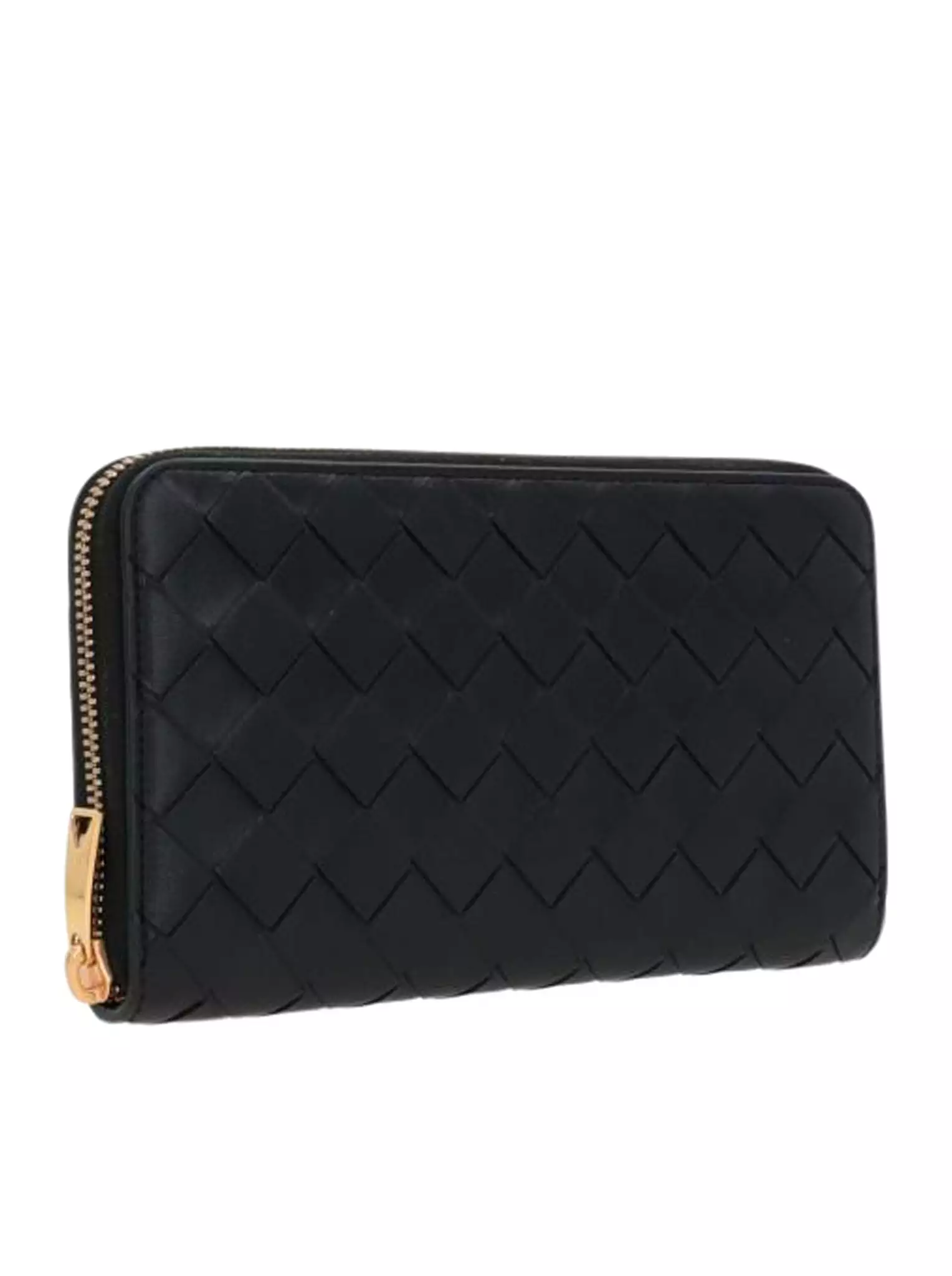 ZIP-AROUND WALLET IN INTRECCIATO NAPPA